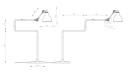 Lampe Gras 317 Bordlampe Svart