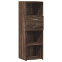  Hylle brun eik 40x42,5x124 cm konstruert tre