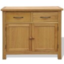  Skjenk 90x33,5x83 cm heltre eik