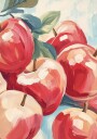 Apples Painting Plakat Plakat / 50x70cm
