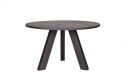 Woood - Rhonda Spisebord Sort Eik Ø129 1633027-15-0 1608068-01-0