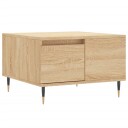 vidaXL Salongbord sonoma eik 55x55x36,5 cm konstruert tre