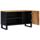 vidaXL TV-benk 80x33x46 cm heltre akasie og konstruert tre