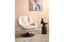 Svingbar lenestol Nolvik - Beige, svart