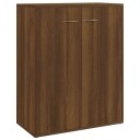 vidaXL Skjenk brun eik 60x30x75 cm konstruert tre