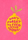 Soulfood Lemon Poster Plakat / 21x30cm