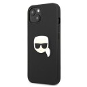 Karl Lagerfeld iPhone 13 Mini Deksel Metal Logo Svart