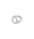 Tom Wood Jewellery Cushion Open Ring Sølv  male 66