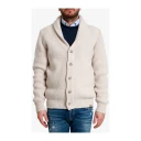 Fay Herre Strikkevarer Beige L,