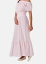 Seaside Marina Seersucker Long Skirt W