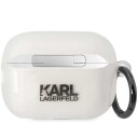 Karl Lagerfeld Klap2hniktct Airpods Pro 2 Deksel Gjennomsiktig Ikonik Karl Lagerfeld