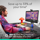 Logitech MX Master 4 trådløs mus for Mac hvit/sølv ergonomisk