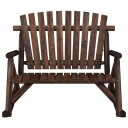 vidaXL Gyngebenk 2 seter 123x96x102 cm heltre gran