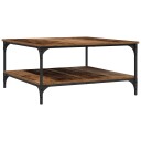 vidaXL Kaffebord Gammelt tre 80 x 80 x 40 cm Konstruert tre