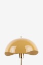Leitmotiv   Bordlampe Waved Dome   Gul