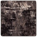  Teppe Runner MARSA Svart 100 x 100 cm Polyester og PVC
