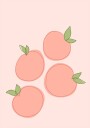 Peachy Quartet Plakat Plakat / 100x150cm