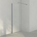 INR Iconic Nordic Rooms Dusjvegg Linc 20 Original Svart Matt / 77,5cm Klart Glass