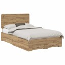  Sengestamme med skuff Artisan Eik 120 x 190 cm Konstruert tre
