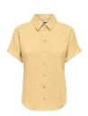 ONLY Onlita S/S Linen Look Shirt Tlr Yellow 40