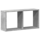  Veggskap 60x16x30 cm betonggrå konstruert tre 8721158391681