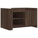  Salongbord brun eik 80x50x50 cm konstruert tre 848359