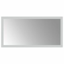 vidaXL LED Badevindu med speil Gjennomsiktig 40 x 20 cm herdet glass
