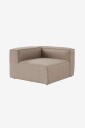 Homitis   1 seters sofa  Brinly Left   Brun