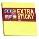 Stick"n Notisblokk Extra Sticky 76x76 90 Blad Neon Gul