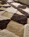 Oriental Grid Teppe 250x350 cm Brun