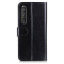 Sony Xperia 1 III Lommebok-deksel med Magnetisk Lukning Svart