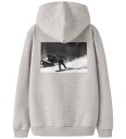 LMTD Hettegenser - Svette - Loose - NlmSnø - Light Grey Melange - LMTD - 9-10 år (134-140) - Hettegenser - Grå