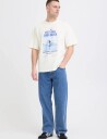 Blend Bhkyros Graphic S/S Tee   Cream   L