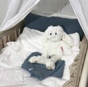 Mini Dreams Frill Sengesett 100x130 Hvit