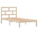 vidaXL Sengeramme heltre furu 90x200 cm