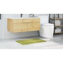  Badematte Rektangulær Grønn 60x90 cm Polypropylen Skli sikker