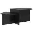  Kaffebord Svart eik 100 x 50 x 40 cm Konstruert tre