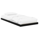  Gulvbedramme Svart Eik 80 x 200 cm Konstruert tre