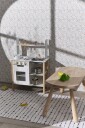 Minitude Gulvteppe Prikker 80x150 Hvit/Svart