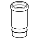 Geberit 75 mm Dobbel Flange Overvanns- og Drensrør i Plast