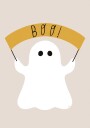 Ghost Boo Poster Plakat / 40x50cm