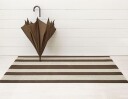 CHILEWICH Bold Stripe Dørmatte 46 x71cm PEBBLE