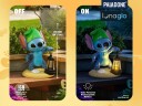 Disney Stitch Hagegnom Solcellelampe   Utendørs 25,5 cm