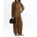 Max Mara Dame Bukser Brun L,