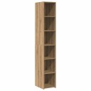 vidaXL Høyskap Artisan eik 30 x 41 x 185 cm Konstruert tre