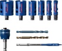 Bosch Expert Hullsagsett for Byggematerialer, 20-64 mm, 10 Deler