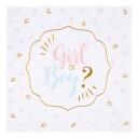 Servietter Girl or Boy   20 pakning