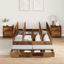 Oppbevarings Seng Ramme Gammel Tre 120x190 cm