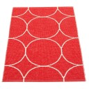 Pappelina Boo matte 70x100 cm red / vanilla