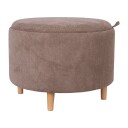 Ottoman/Table HOME4YOU   Lysebrun